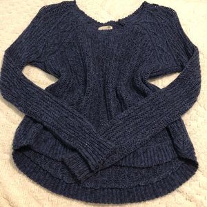 LA hearts navy blue sweater